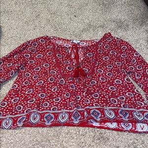 Flowey crop top forever 21